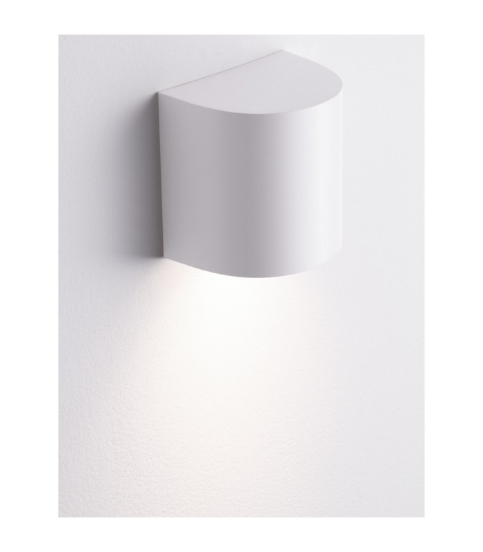 York Outdoor Wall Down Lamp Sandy White GU10 1x10W IP65-6