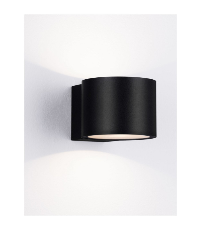 Beta Outdoor Up Down Wall Lamp Sandy Black LED 13W 1253lm IP54 3000K-4