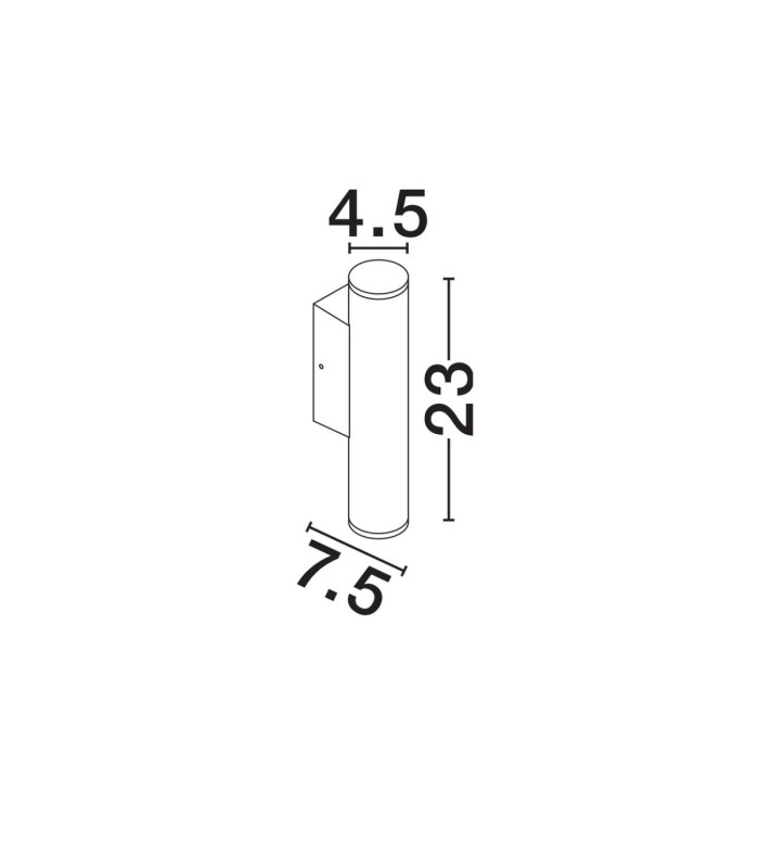 Torrin Outdoor Up Down Wall Lamp Corten LED 6W 480lm IP65 3000K-6