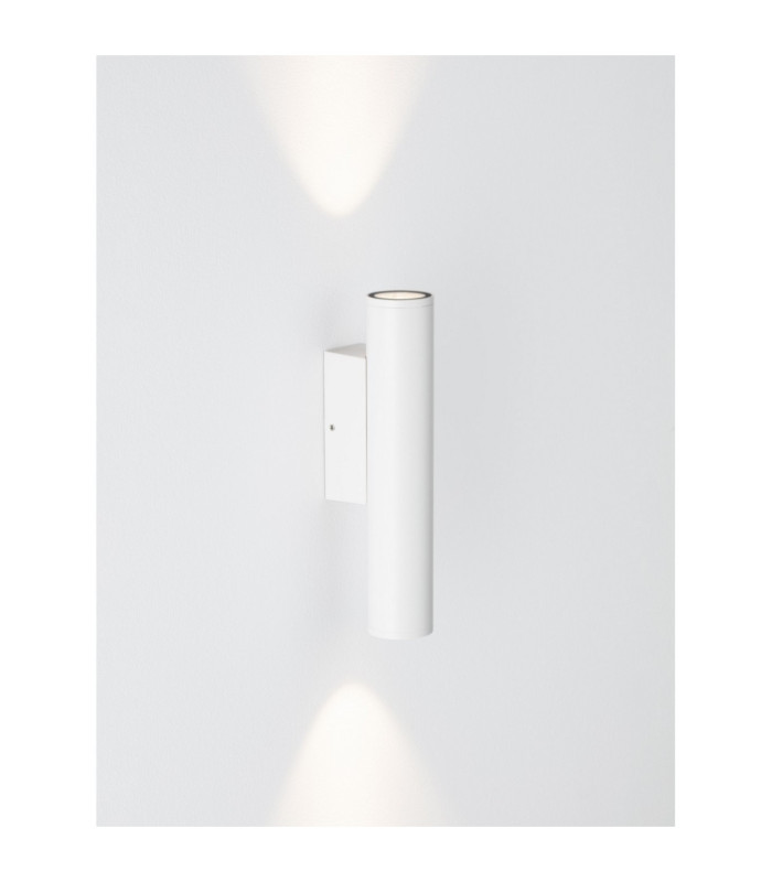 Torrin Outdoor Up Down Wall Lamp Sandy White LED 6W 460lm IP65 2700K-2