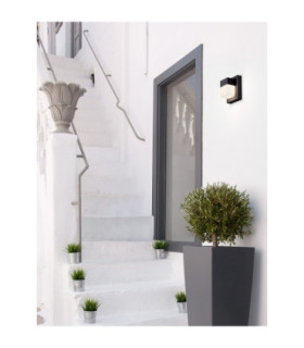 Leto Outdoor Modern Wall Lamp Sandy Black LED 10W 1208lm 3000K IP65-2