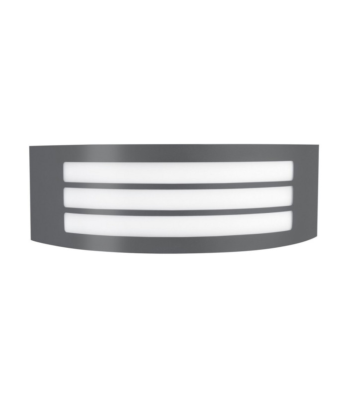 Zenith Outdoor Flush Wall Lamp Dark Grey E27 1x12W IP44-1