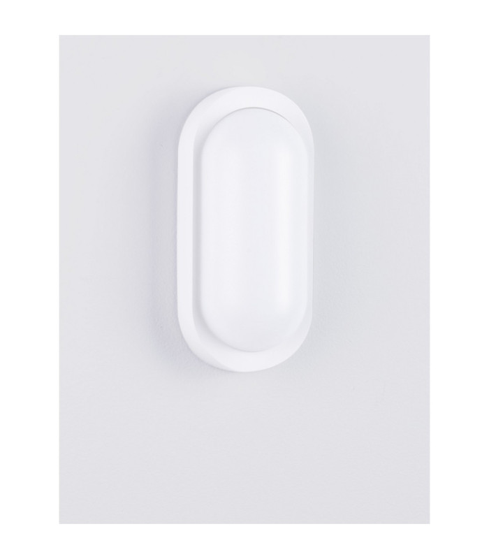 Tiepolo Outdoor Flush Wall Lamp Sandy White LED 11W 885lm IP65 3000K-3