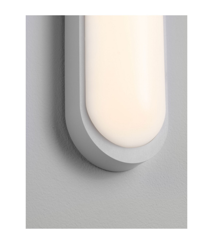 Tiepolo Outdoor Flush Wall Lamp Sandy White LED 11W 885lm IP65 3000K-5