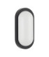 Tiepolo Outdoor Flush Wall Lamp Sandy Black LED 11W 885lm IP65 3000K-1