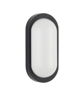 Tiepolo Outdoor Flush Wall Lamp Sandy Black LED 11W 885lm IP65 3000K-1