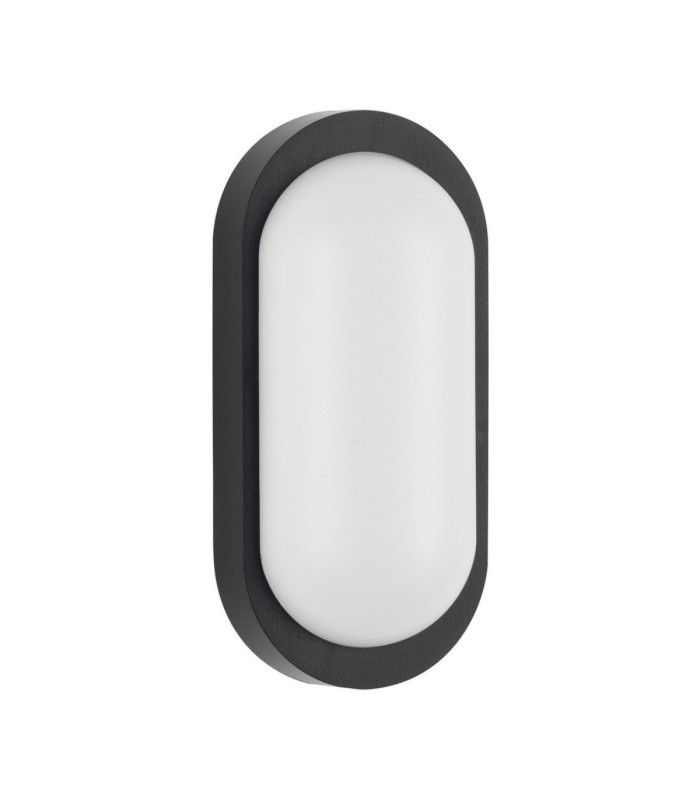 Tiepolo Outdoor Flush Wall Lamp Sandy Black LED 11W 885lm IP65 3000K-1