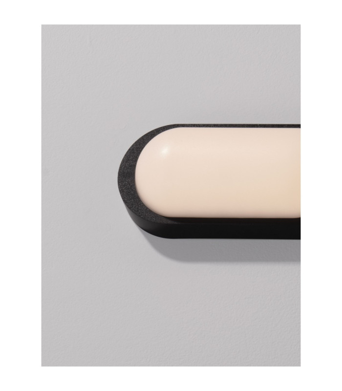 Tiepolo Outdoor Flush Wall Lamp Sandy Black LED 11W 885lm IP65 3000K-5