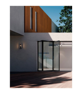 Amel Outdoor Flush Wall Lamp Dark Anthracite E27 1x12W IP65-2