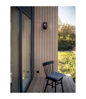 Amel Grill Outdoor Flush Wall Lamp Dark Anthracite E27 1x12W IP65-2