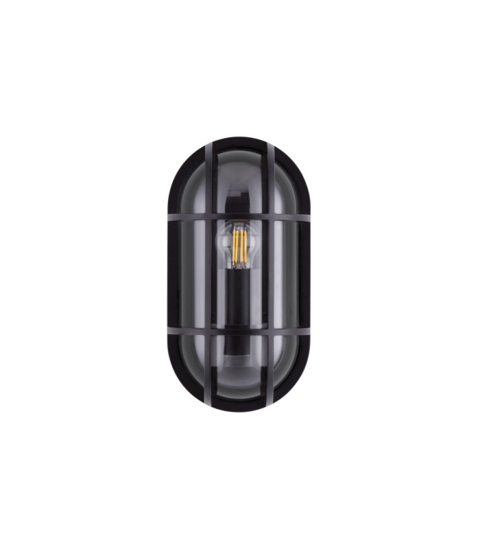Amel Grill Outdoor Flush Wall Lamp Dark Anthracite E27 1x12W IP65-3