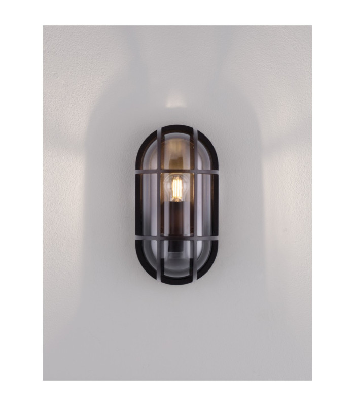 Amel Grill Outdoor Flush Wall Lamp Dark Anthracite E27 1x12W IP65-5