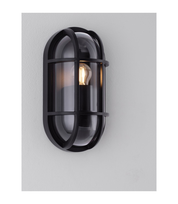 Amel Grill Outdoor Flush Wall Lamp Dark Anthracite E27 1x12W IP65-6