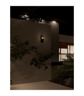 Amel Small Outdoor Flush Wall Lamp Dark Anthracite E27 1x12W IP65-2