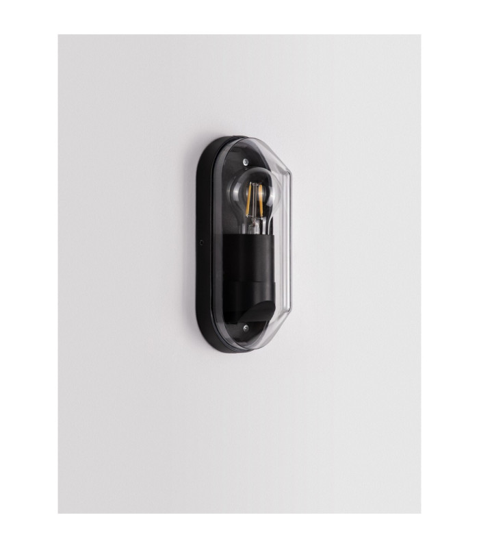 Amel Small Outdoor Flush Wall Lamp Dark Anthracite E27 1x12W IP65-3