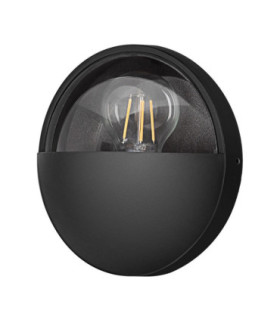 Amel Round Outdoor Flush Wall Lamp Dark Anthracite E27 1x12W IP65-1