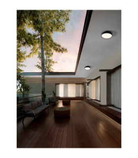 Sky Outdoor Flush Sandy Black LED 15W 1197lm IP65 3000K-2