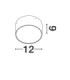 Judi Outdoor Surface Mounted Downlight Sandy White LED 10W 655lm 3000K IP65-9