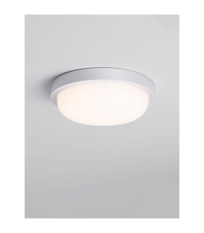 Reo Outdoor Flush Wall Lamp Sandy White LED 19W 1636lm IP65 3000K-4