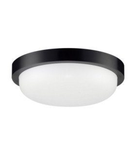 Reo Outdoor Flush Wall Lamp Sandy Black LED 19W 1636lm IP65 3000K-1