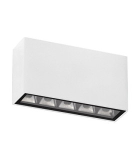 Jax Outdoor Surface Mounted Downlight Sandy White LED 7W 560lm IP65 3000K-1
