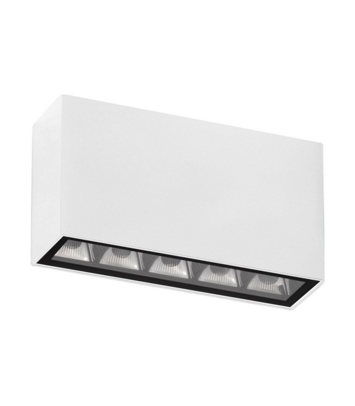 Jax Outdoor Surface Mounted Downlight Sandy White LED 7W 560lm IP65 3000K-1