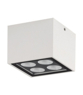 Jax Outdoor Surface Mounted Downlight Sandy White LED 8W 448lm IP54 3000K-1