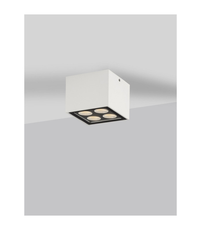 Jax Outdoor Surface Mounted Downlight Sandy White LED 8W 448lm IP54 3000K-4