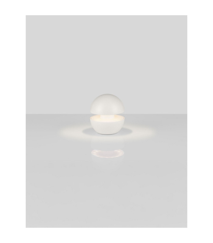 Puk Outdoor Portable Lamp Sandy White Touch Dimmable LED 2W 114lm IP54 CCT 2200-2700-3000K Switch On/Off Inc Base Charging-6