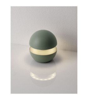 Puk Outdoor Portable Lamp Sage Green Touch Dimmable LED 2W 114lm IP54 CCT 2200-2700-3000K Switch On/Off Inc Base Charging-2