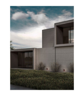 Pan Outdoor Modern Wall Lamp Corten LED 9W 378lm 3000K IP65-2