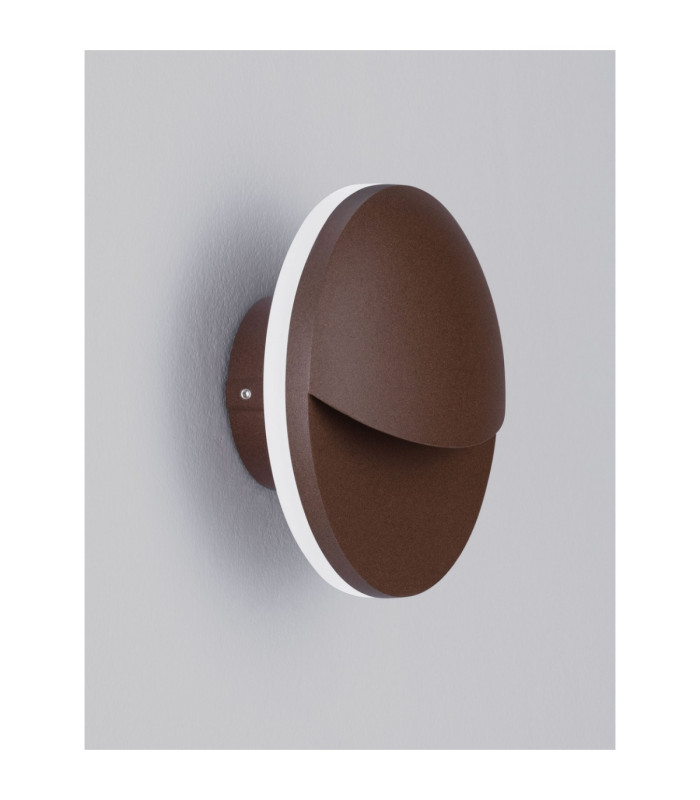 Pan Outdoor Modern Wall Lamp Corten LED 9W 378lm 3000K IP65-3