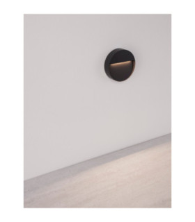Brigi Outdoor Flush Wall Lamp Dark Grey LED 1W 159lm 3000K 220-240V IP65-2