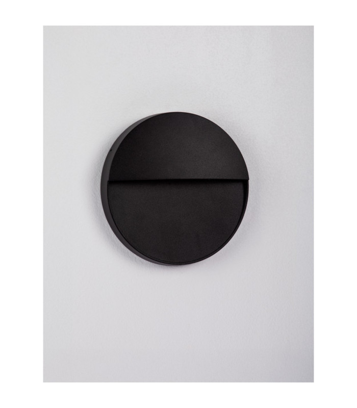 Rodix Outdoor Flush Wall Lamp Sandy Black LED 5W 307lm IP54 3000K-3