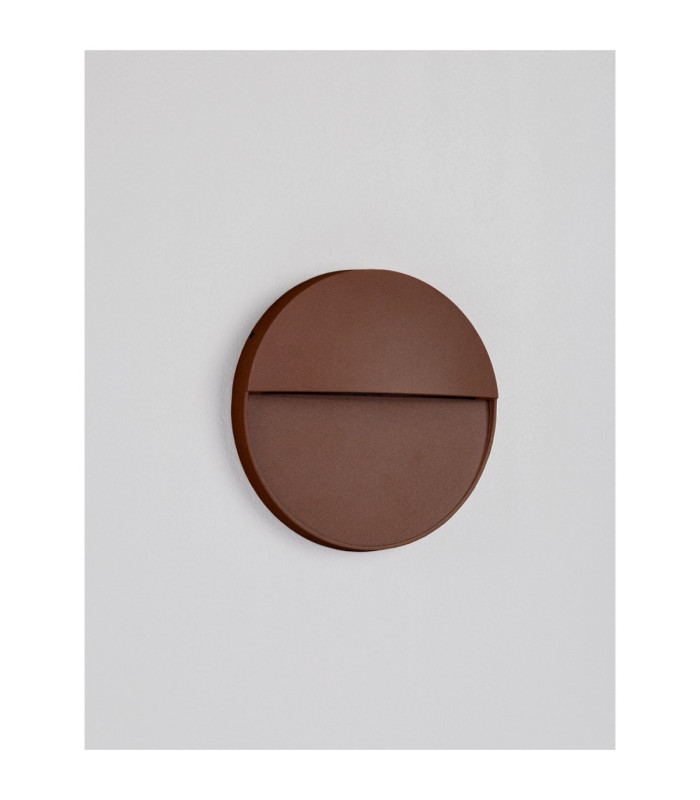 Rodix Outdoor Flush Wall Lamp Corten LED 5W 307lm IP54 3000K-3