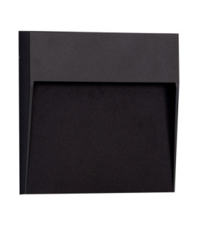 Fem Outdoor Flush Wall Lamp Sandy Black LED 5W 307lm IP54 3000K-1