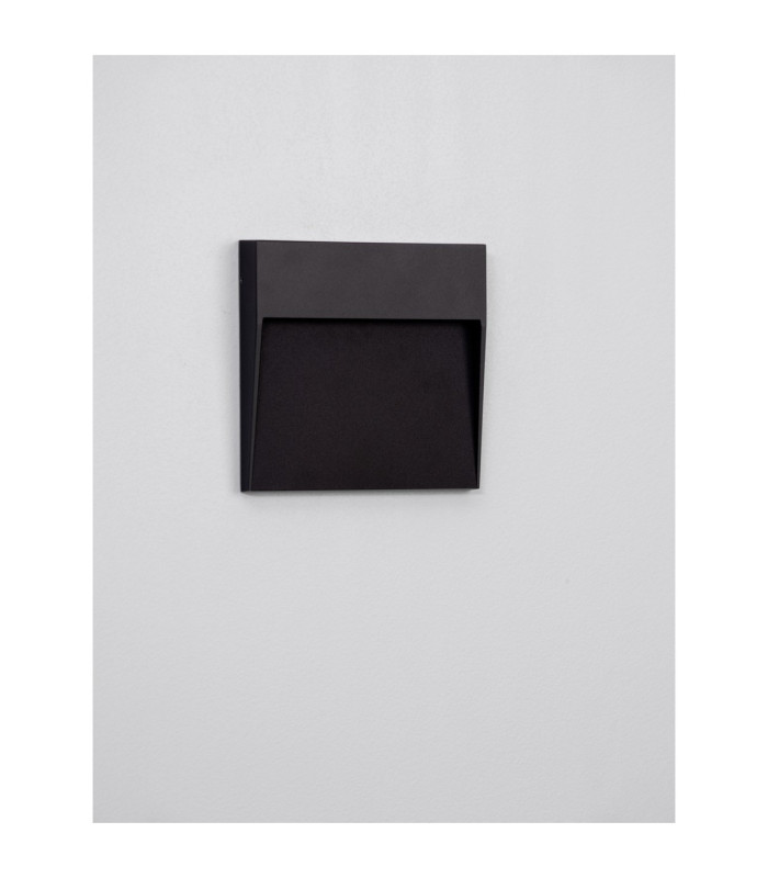 Fem Outdoor Flush Wall Lamp Sandy Black LED 5W 307lm IP54 3000K-3