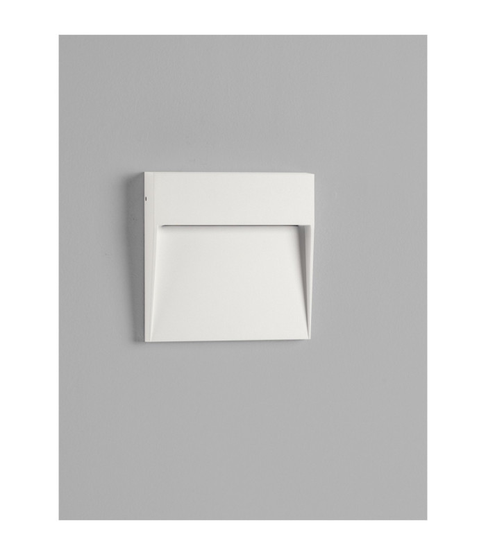 Fem Outdoor Flush Wall Lamp Sandy White LED 5W 307lm IP54 3000K-3