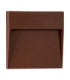 Fem Outdoor Flush Wall Lamp Rust Brown LED 5W 307lm IP54 3000K-1