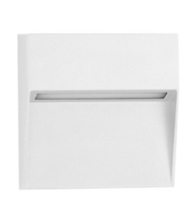 Nectar Outdoor Flush Wall Lamp Sandy White LED 3W 159lm 3000K IP65-1