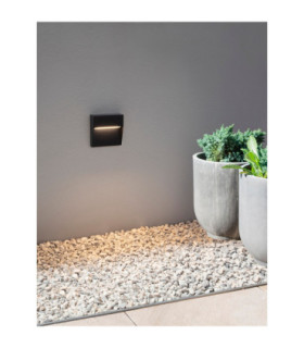 Nectar Outdoor Flush Wall Lamp Dark Anthracite LED 3W 159lm 3000K IP65-2