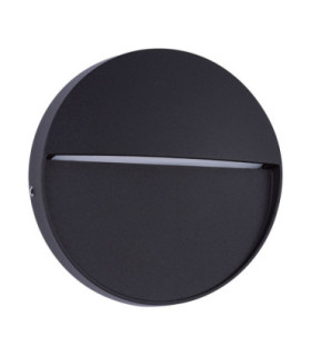 Toby Outdoor Flush Wall Lamp Sandy Black LED 3W 99lm IP54 3000K-1