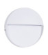 Toby Outdoor Flush Wall Lamp Sandy White LED 3W 99lm IP54 3000K-1