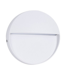 Toby Outdoor Flush Wall Lamp Sandy White LED 3W 99lm IP54 3000K-1