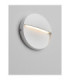 Toby Outdoor Flush Wall Lamp Sandy White LED 3W 99lm IP54 3000K-2