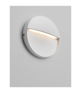 Toby Outdoor Flush Wall Lamp Sandy White LED 3W 99lm IP54 3000K-2