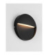 Toby Outdoor Flush Wall Lamp Sandy Black LED 3W 99lm IP54 3000K-5