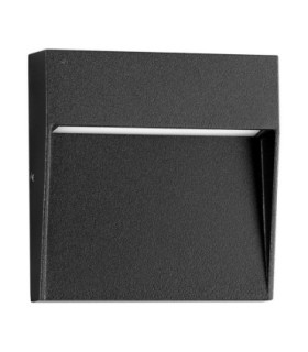 Toby Outdoor Flush Wall Lamp Sandy Black LED 3W 91lm IP54 3000K-1