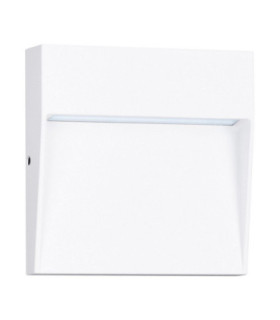 Toby Outdoor Flush Wall Lamp Sandy White LED 3W 91lm IP54 3000K-1
