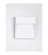 Toby Outdoor Flush Wall Lamp Sandy White LED 3W 91lm IP54 3000K-3